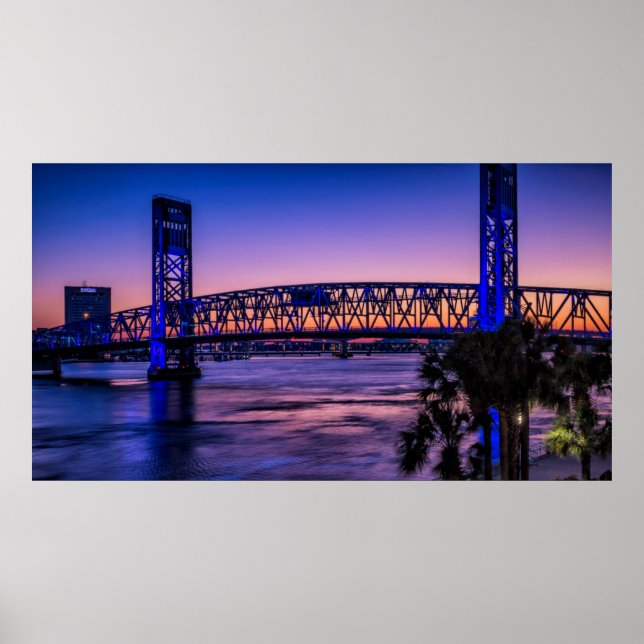 Poster EUA, Jacksonville, Florida (Frente)