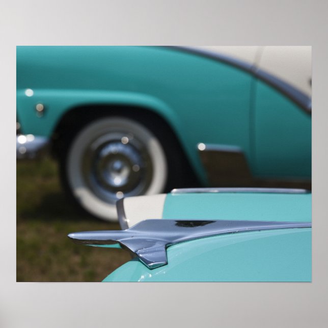 Póster EUA, Massachusetts, Gloucester. Ford da era de 195 (Frente)