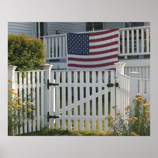 Póster EUA, Massachusetts, Gloucester: Fronteira Patrióti (Frente)