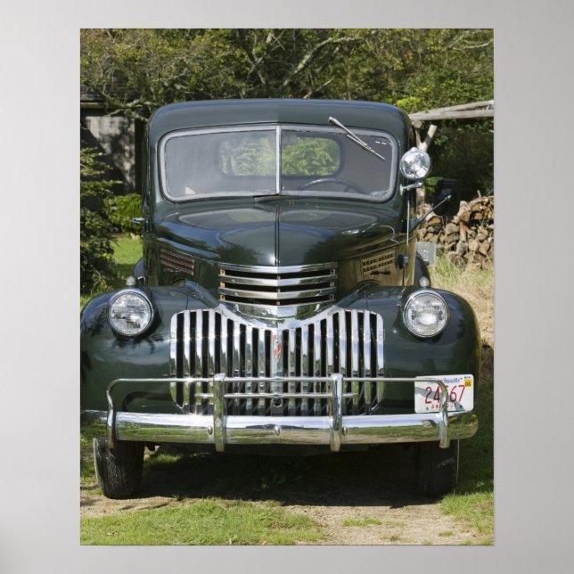 Poster EUA, MASSACHUSETTS, Vineyard de Martha: Oeste 4 (Frente)