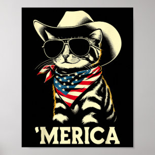 Poster Eua Merica Cat 4 De Julho Homens Mulheres Crianças