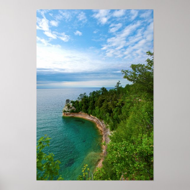 Poster EUA, Michigan. Formação de Rock Miner's Castle 3 (Frente)