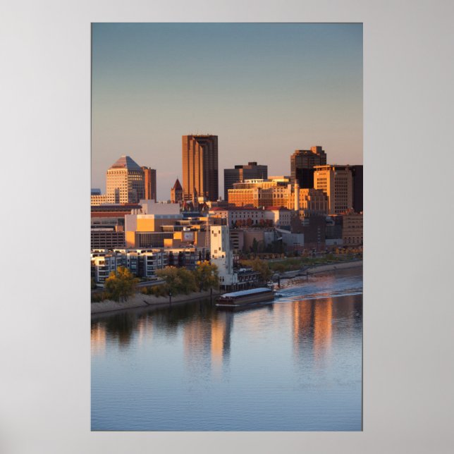 Póster EUA, Minnesota, Minneapolis, Rua Paul 3. (Frente)