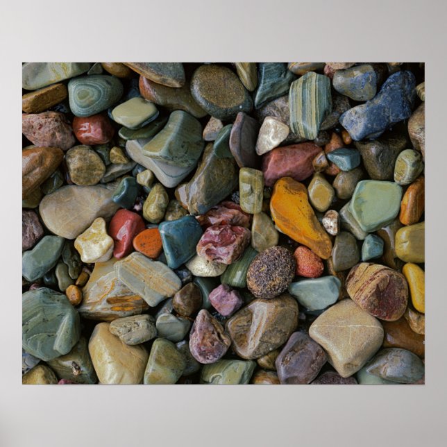 Póster EUA, Montana, Glacier National Park, Stones (Frente)