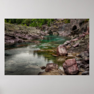 Póster EUA, Montana, Parque Nacional Glacier 2