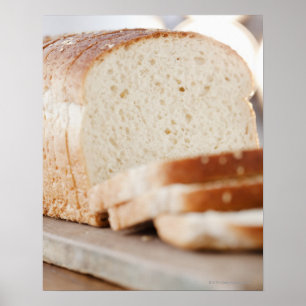 Póster EUA, New-jersey, Jersey City, pão cortado