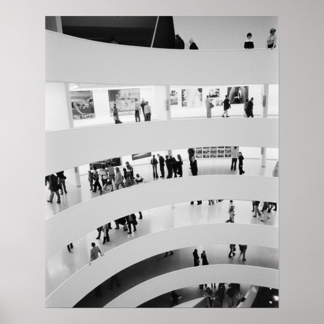 Póster EUA, Nova York, Cidade de Nova York: O Guggenheim  (Frente)