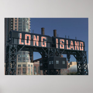 Poster EUA, Nova York, Cidade de Nova York, Queens: Long