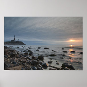 Póster EUA, Nova York, East Hampton. Ponto Montauk