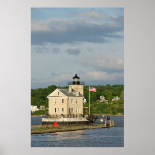 Póster EUA, Nova York, Kingston, Rio Hudson. Rondout
