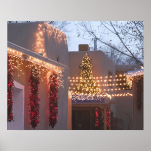 Poster EUA, Novo México, Papais noeis Fe: Galeria de Estr