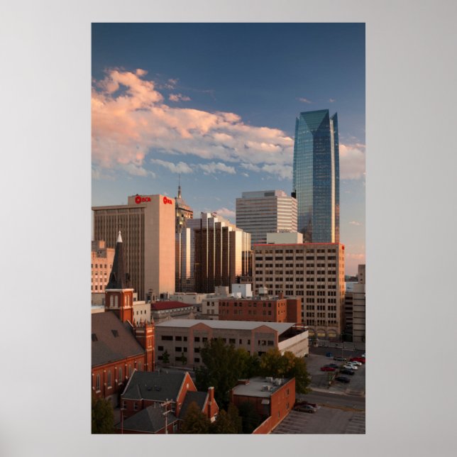 Poster EUA, Oklahoma, Oklahoma City, Elevated City (Frente)