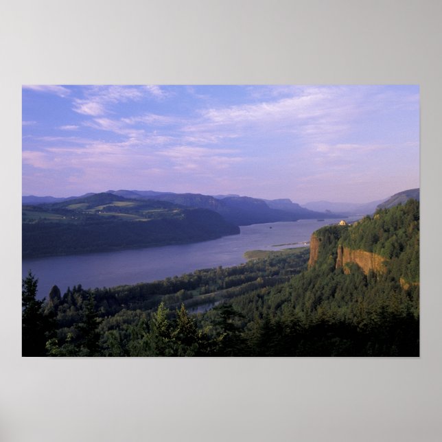 Póster EUA, Oregon, Columbia River Gorge Nacional 4 (Frente)