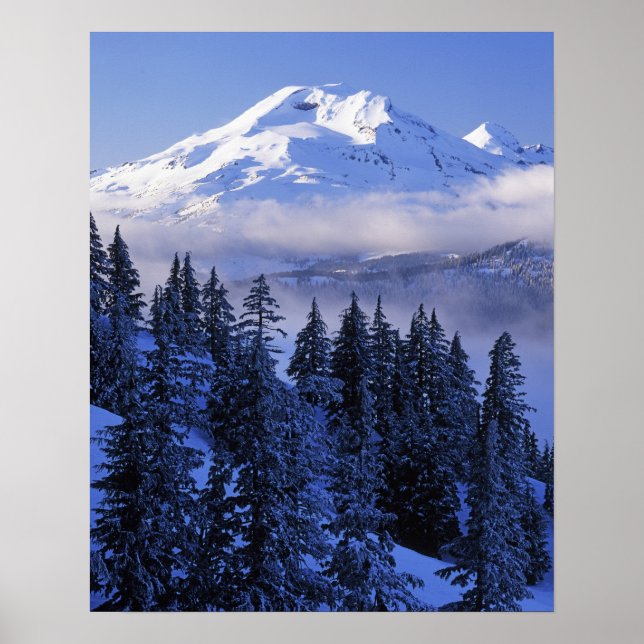 Póster EUA, Oregon, Floresta Nacional de Deschutes, Sul (Frente)