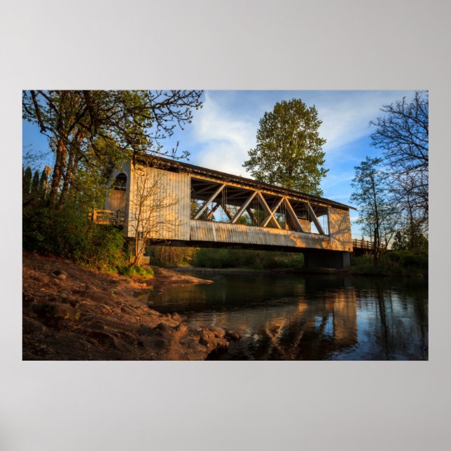 Póster EUA, Oregon, Scio, Larwood Wayside, Larwood (Frente)