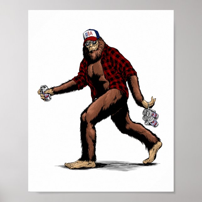 Poster EUA Sasquatch (Frente)