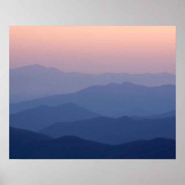 Póster EUA, Tennessee, Excelente Mountain National (Frente)