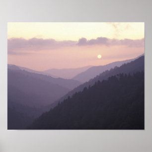 Póster EUA, Tennessee. Montagens de Excelente Smokey