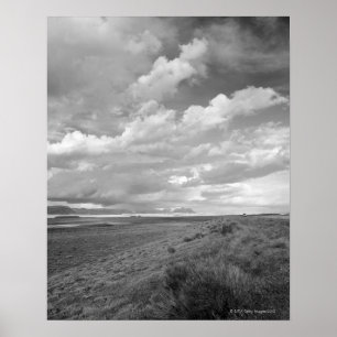 Póster EUA, Utá, nuvens sobre a paisagem