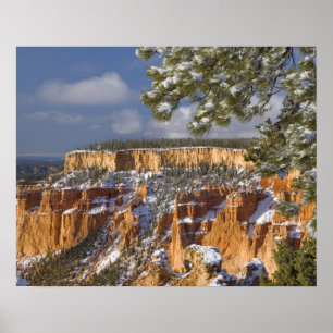 Poster EUA, Utah, Parque Nacional Bryce Canyon. Nascer do
