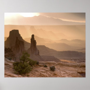 Póster EUA; Utah; Parque Nacional Canyonlands. Vista de