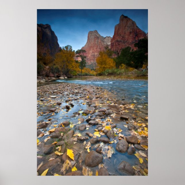 Poster EUA, Utah, Parque Nacional de Zion. O Sentinela 2 (Frente)