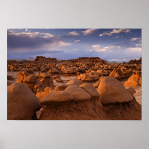 Póster EUA;Utah. Vista do Parque Estadual do Vale do Gobl
