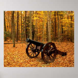 Póster EUA, Virgínia, Histórico Nacional Colonial