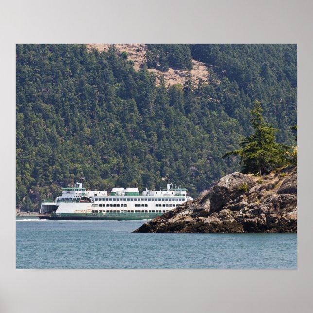 Póster EUA, WA. Washington State Ferries (Frente)