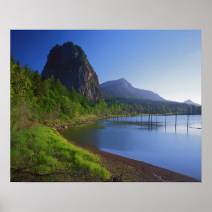 Poster EUA, Washington, Parque Estadual Beacon Rock, Beac