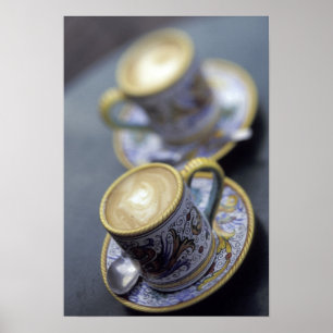 Poster EUA, Washington, Seattle, Espresso bebe em