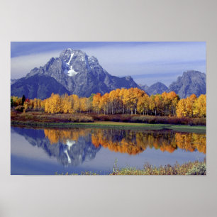 Póster EUA, Wyoming, Parque Nacional Grand Teton. Mt.