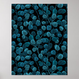 Poster eucalipto_azul