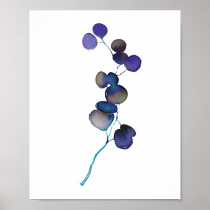 Poster Eucalipto Roxo Moderno Deixa Verde