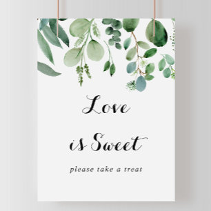 Poster Eucalipto Verde Amor Botânico É Sinal Doce
