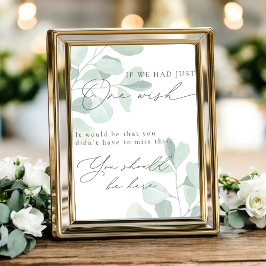 Poster Eucalipto Whimsical Casado Em Sinal De Memória Ama