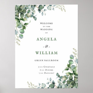 Poster Eucalyptus deixa casamento