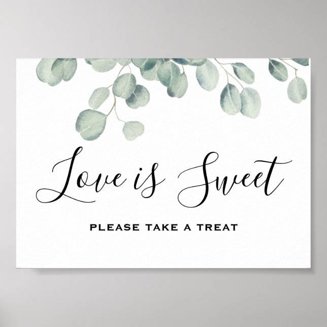 Poster Eucalyptus deixa casamento (Frente)