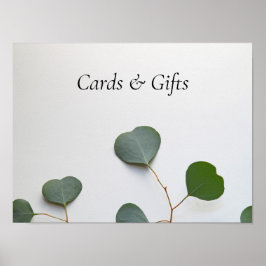 Poster Eucalyptus deixa sinal vertical