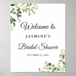 Poster Eucalyptus Greenerase Deixa Chá de panela Chic Sin