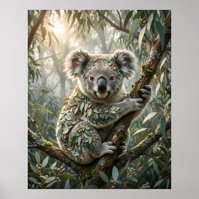 Poster Eucalyptus Koala Calm (Frente)