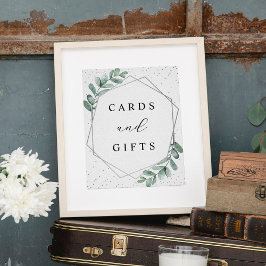 Poster Eucalyptus - Sinal Geométrico de Casamento da Folh