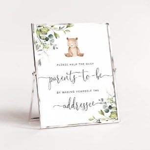 Poster Eucalyptus ursa ajuda os pais ocupados a serem