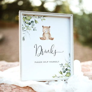 Poster Eucalyptus Ursos Bebidos ajudem-se