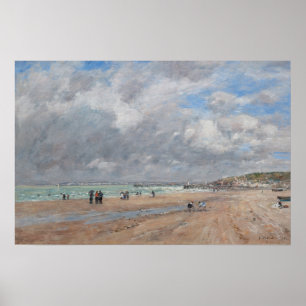 Poster Eugene Boudin - A Praia de Deauville