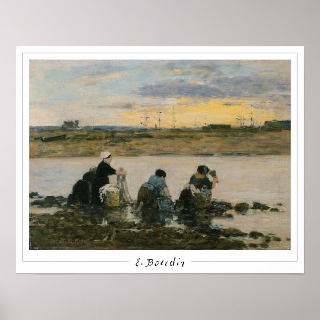 Poster Eugène Boudin Zedign Cartaz de Arte #12 (Frente)