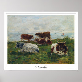 Poster Eugène Boudin Zedign Cartaz de Arte #174-2