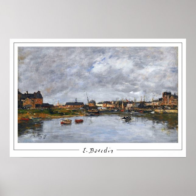 Poster Eugène Boudin Zedign Cartaz de Arte #190 (Frente)