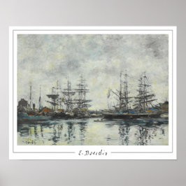 Poster Eugène Boudin Zedign Cartaz de Arte #217-2