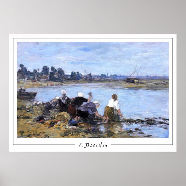 Poster Eugène Boudin Zedign Cartaz de Arte #233 (Frente)